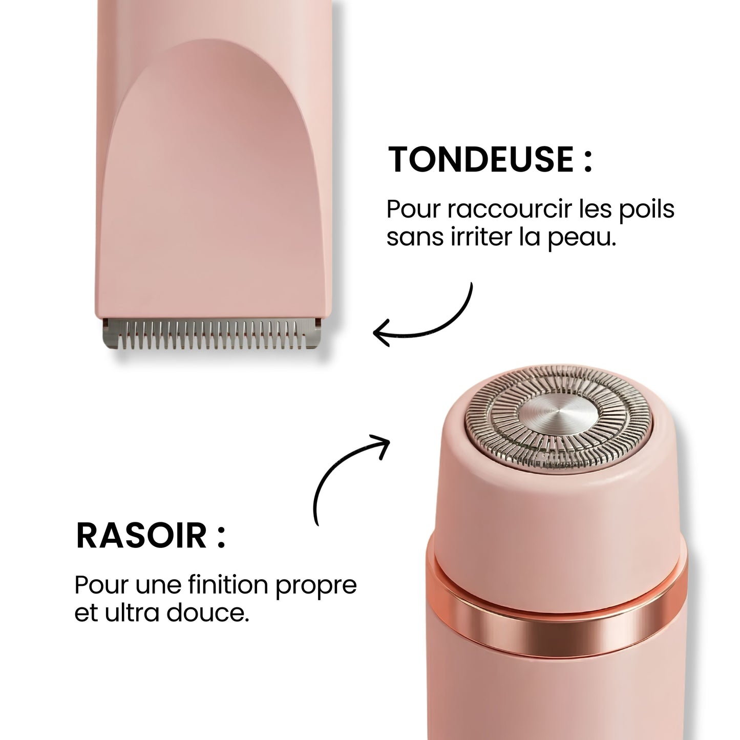 2-in-1 Rasierer Körper & Bikini - BODYKLYNE